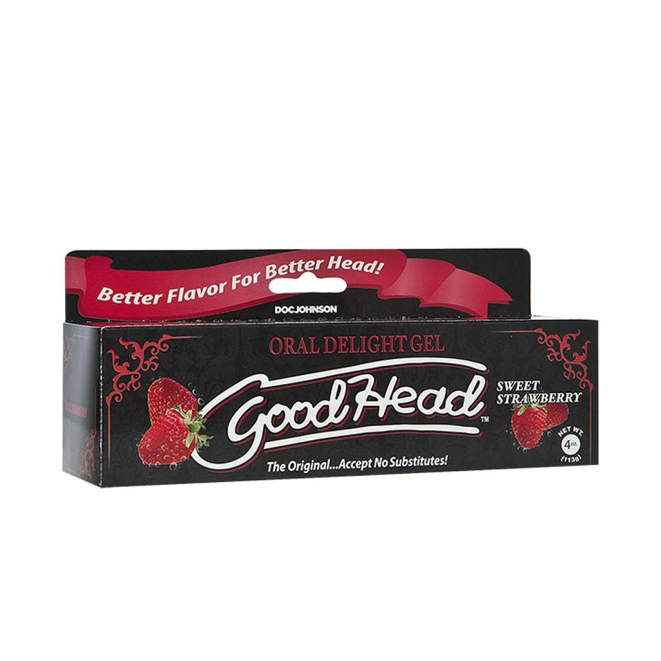 GoodHead Oral Delight Gel 4oz - Sweet Strawberry