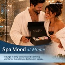 Lilith’s Bath Ritual Box – Vibrating Teaser, Bath Salts, Bomb, Shave Cream, Clitoral Serum & Massage Candle – Luxury Sensual Self-Care Spa Kit