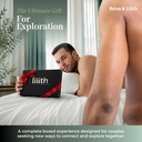 Gay Box – Vibrating Butt Plug & Cock Ring Set with Massage Candle, Anal Lube & Edible Gel – Intimate Gift Kit for Men