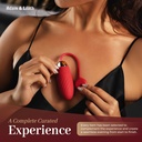 Long Distance “For Her” Box – App-Controlled Ella Vibrator, Blindfold, Butt Plug & Flavored Lube – Couples Intimacy Kit for Distance Play