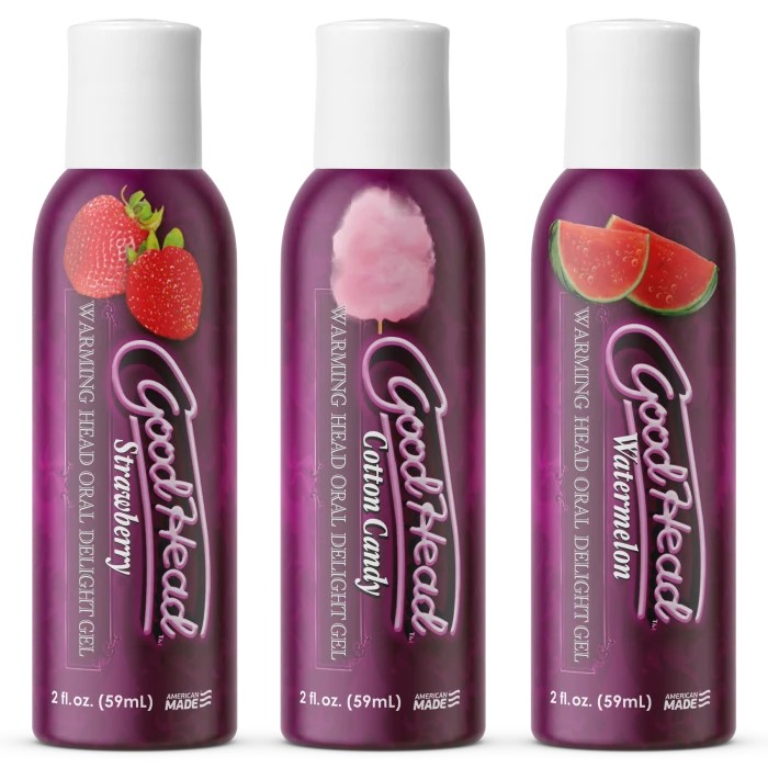 GoodHead - Warming Head - Strawberry, Cotton Candy, Watermelon - 3 pack - 2 fl. oz.