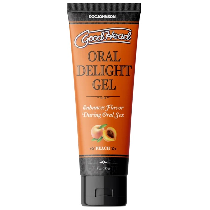 GoodHead - Oral Delight Gel - Peach - 4 oz.