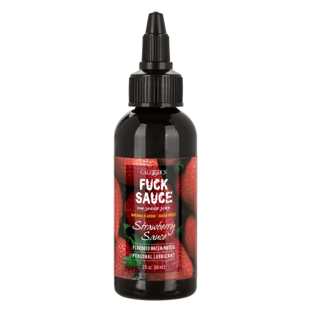 CalExotics Fuck Sauce® Flavored Water-Based Lube - Strawberry