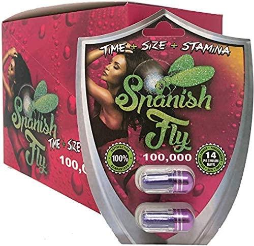 Spanish Fly -100,000 Purple Pill Male Enhancement 2 Pills