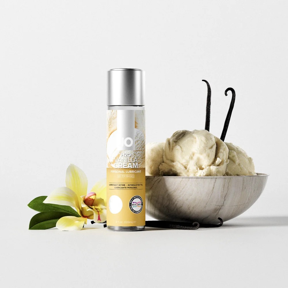 JO H2O Vanilla Cream Flavored Lubricant - 1 fl oz / 30 mL