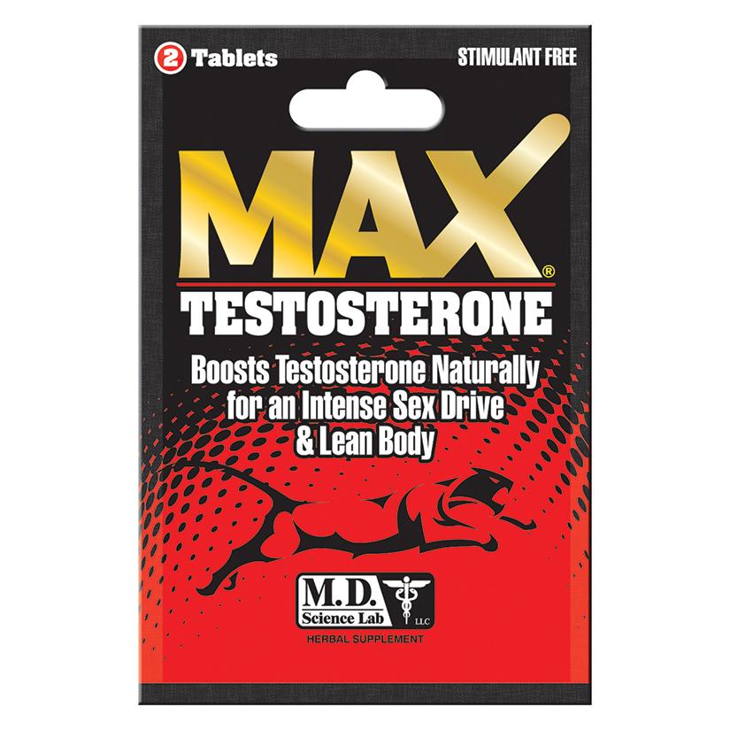 MAX Testosterone For Men Single Pack
