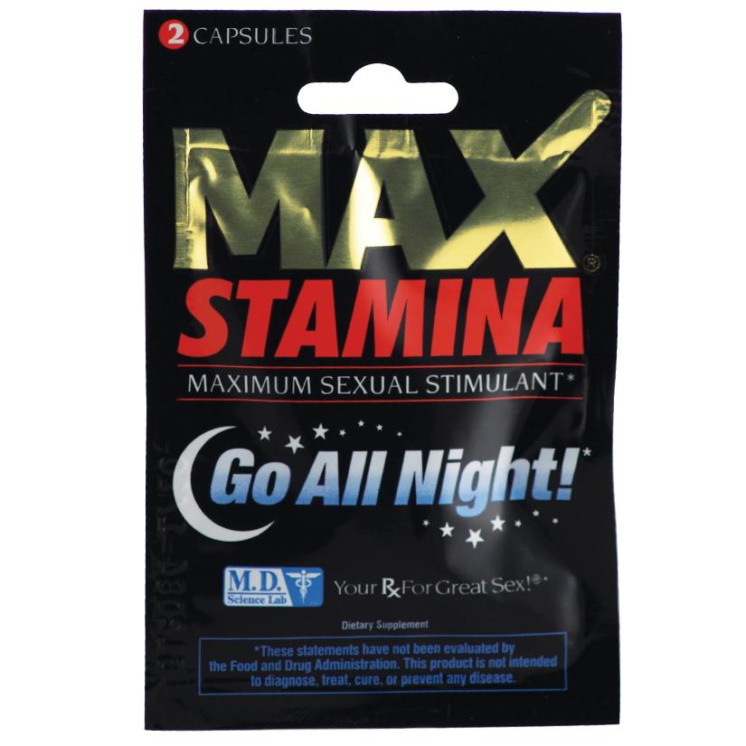 MAX Stamina Male Enhancement 2 Pill Pack