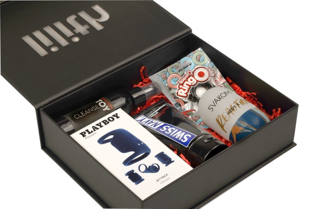 Solo Guy Box – Jet Pack Vibrator, Stroker Sleeve & Masturbation Cream Set – Men’s Luxury Self-Pleasure Kit