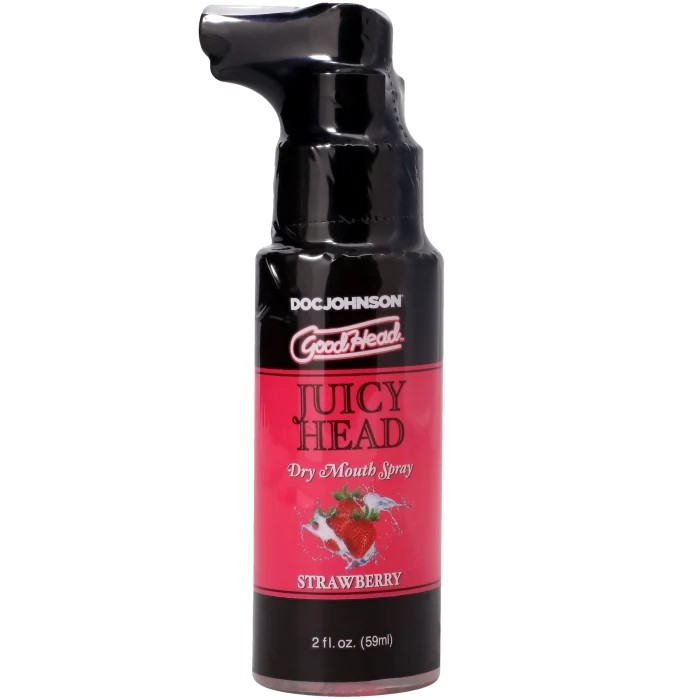 GoodHead - Juicy Head - Dry Mouth Spray - Strawberry - 2 fl. oz.