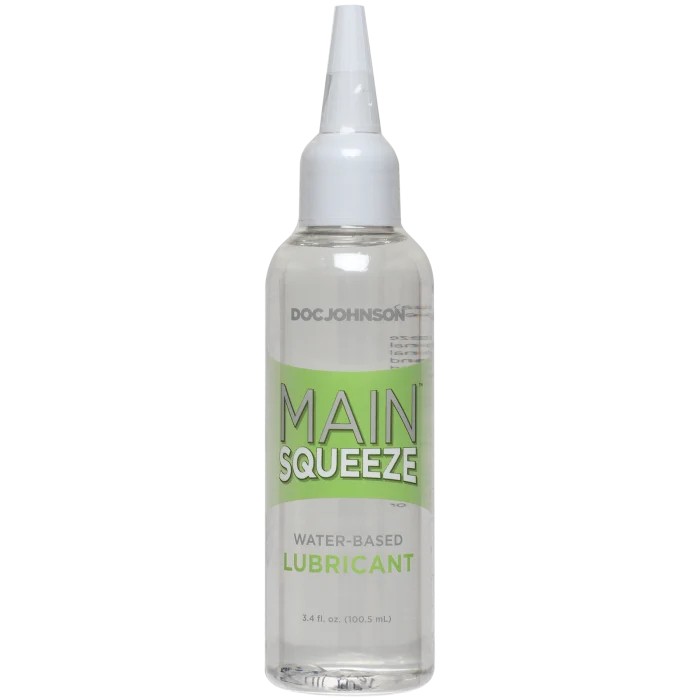 Main Squeeze - Water-Based Lubricant - 3.4 fl. oz.