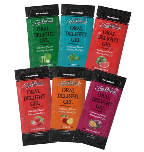 [DJ-1387-45-BX] GoodHead - Oral Delight Gel - 6 Pack - 0.24 oz.