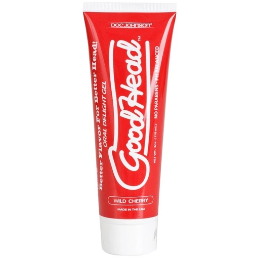 [DJ-1360-02-BX] GoodHead - Oral Delight Gel - Cherry - 4 oz.