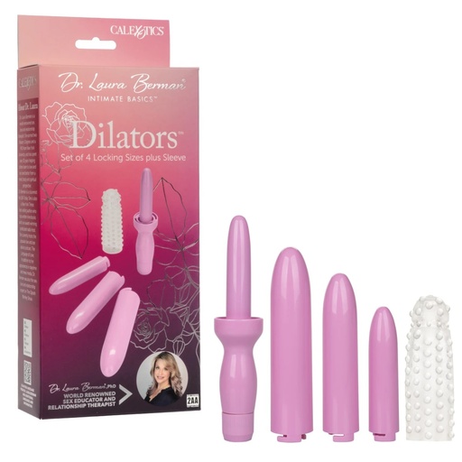 [CAL-SE-9711-14-3] Dr. Laura Berman® Dilators™ Set Of 4 Locking Sizes Plus Sleeve