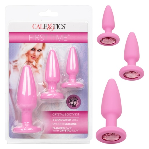 [CAL-SE-0004-39-2] First Time® Crystal Booty Kit - Pink