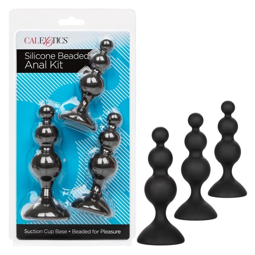 [CAL-SE-0410-30-2] Silicone Beaded Anal Kit