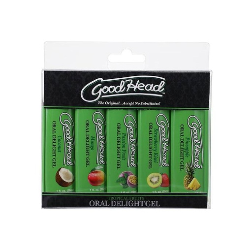 [DOJ-83205] GoodHead Oral Delight Gel Tropical Fruits - 5 Pack