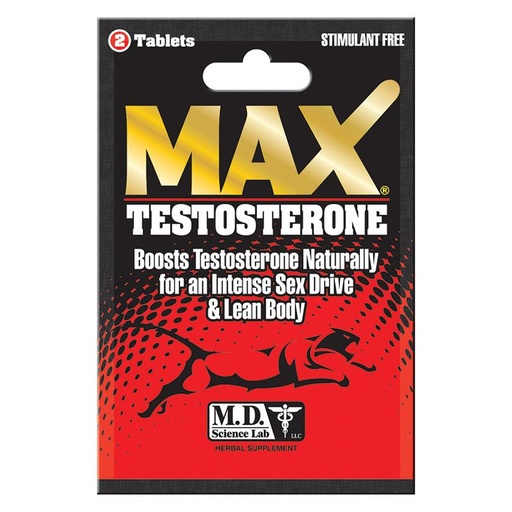 [MDS-06815] MAX Testosterone For Men Single Pack
