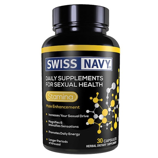[MDS-01384] Swiss Navy Stamina Male Enhancement 30 Count Bottle
