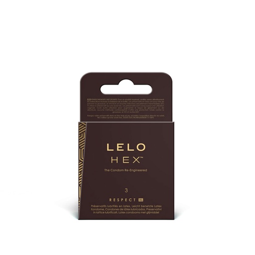 [LEL-98024] LELO Hex Respect XL Condoms 3pk