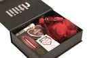 Valentine’s Lovers Unleashed Box – Bullet Vibrator, Red Lingerie, Heart Candle, Plug, Lubes & Rose Petals – Ultimate Romantic Couples Gift Set