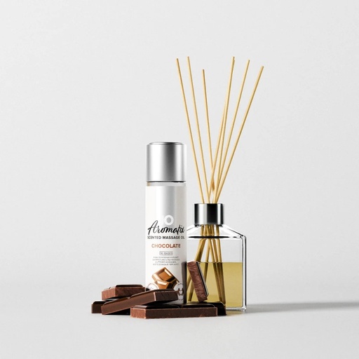 [SJO-40128] JO Aromatix Chocolate Scented Massage Oil - 4 fl oz / 120 mL