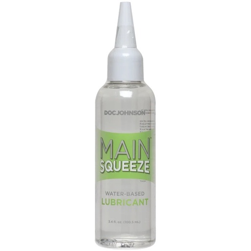 [DJ-5205-01-BU] Main Squeeze - Water-Based Lubricant - 3.4 fl. oz.