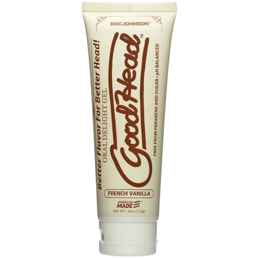 [DJ-1360-08-BX] GoodHead - Oral Delight Gel - French Vanilla - 4 oz.
