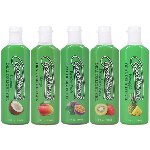 [DJ-1361-31-BX] GoodHead - Oral Delight Gel - Tropical Fruits - 5 Pack - 1 fl. oz.